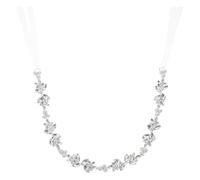 Lurrose Cintura da Sposa Accessorio Raffinato Bianca Elegante e Comoda con Cristalli che Aggiunge Stile e Femminilità per Feste al Tuo Abito