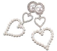 Lurrose Ciondoli per Orecchini Fai da Te Pendenti Perla Decorativa, Accessori per Creazione Gioielli Artigianali, Charm Sospesi per Braccialetti e Progetti DIY