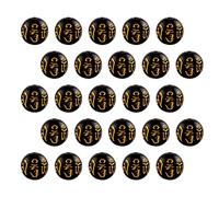 Lurrose Ciondolo Perline Buddiste 300Pcs per Creazione Decorazioni Spirituali in Acrilico Amuleto Protezione e Fortuna per Pratiche Meditative