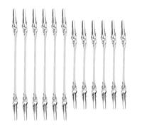 Lurrose Clip a Coccodrillo in Filo Metallico per Foto e Messaggi, 12 Pezzi, Argento, Accessorio Fai da Te per Feste e Matrimoni