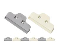 Lurrose Clip per Sacchetti Alimentari 8 Pezzi Grandi Multiuso, Clip di Chiusura per Snack e Pane, Morsetti Sigilla Sacchetti Resistenti per Uso Domestico e Organizzazione Cucina