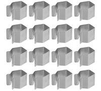 Lurrose Clip per Zanzariere in Acciaio Inox 20 Pezzi, Morsetti a Molla per Fissaggio Rapido e Supporto Telaio Finestra, Accessori per Montaggio Zanzariera in Giardino, Patio e Garage,