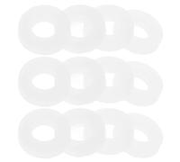 Lurrose Clutch Gasket 100 pezzi in plastico bianco per drum kit, accessori per batteria jazz per trasmissione sonora eccezionale, adatti a performance musicali