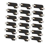 Lurrose Connettore Pcb 20 Pezzi Hot Swap per Tastiera Meccanica Base Hot Plug in Abs Nero Doppia Molla per Sostituzione Rapida e Professionale