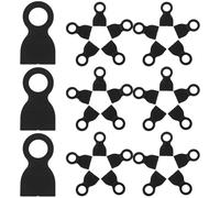 Lurrose Connettori di Ricambio per Tende 50 Pezzi in Plastica Resistente alle Intemperie Occhielli Passacavo per Gazebi e Teloni, Anelli di Fissaggio Leggeri e Rapidi per Riparazioni