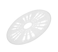 Lurrose Coperchio di Sicurezza Installazione Facile e Rimozione Rapida Bianco in Plastico Versatile 23.5cm per Asciugatrice Accessorio per Lavatrice Lavasciuga
