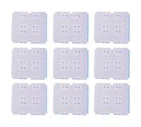 Lurrose Copertine Adesive per Libri di Testo A4 Trasparenti Satinate 16 Pezzi, Pellicole Protettive Antirughe Impermeabili in Plastica Pp Griglia per Taglio, Protezione Resistente