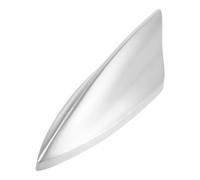 Lurrose Copertura Antenna per Auto in Abs Argento, Facile Installazione e Resistente allo Sbiadimento, Decorazione Elegante per Tetto Veicolo