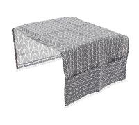 Lurrose Copertura per Lavatrice e Asciugatrice Copertura per Frigorifero Realizzata in Cotone e Poliestere con Tasche Esterne per Piccoli Oggetti e Fiori Traspirante e Durevole Facile