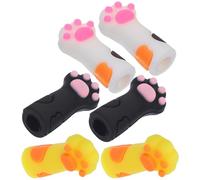 Lurrose Copri-Tronchesino in Silicone 6 Pezzi, Cappucci a Forma di Zampa di Gatto per Forbicine da Cuticole, Custodia Protettiva, Accessori per Manicure e Pedicure Colore Casuale