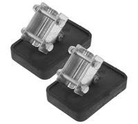 Lurrose Coprigambe per Scala a Pioli 2 Pezzi in Gomma Antiscivolo Livellatori Telescopici Regolabili per Esterni e Interni, Stabilizzatori Piedini Protezione Gamba per Superfici