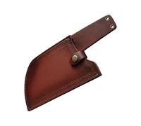 Lurrose Custodia per Coltello Compatta in Pelle Artificiale Marrone | Sottile e Resistente All’usura, Aspetto Semplice, Formato da Viaggio, Protezione Pratica per Lama