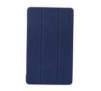 Lurrose Custodia Tablet Trifold in Pelle PU Sottile per Tablet Supporto Orizzontale Leggero e Protettivo Colore Blu Scuro