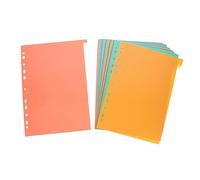 Lurrose Data [ Divisori Per Raccoglitori A4 in Plastica Pp Linguette Colorate, 31 Fogli Per Indice e Separatore Documenti, Accessori Per Ufficio, Scuola e Casa