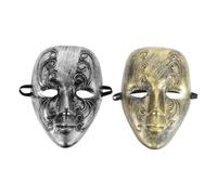 Lurrose Design Unico e Confortevole in Plastica Vintage 2 da di Halloween a Volto per Feste a Tema