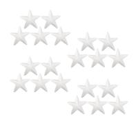 Lurrose di Schiuma Bianche e Trasportare a Forma di Stella 20 Facili da Dipingere per Decorazioni Natalizie per Addobbare L'Albero di
