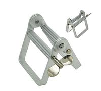 Lurrose Dispenser Per Dentifricio Alluminio Per Salon Di Bellezza Squeezer Multifunzionale Per Tubetti Riduzione Degli Sprechi Design Comodo Argento