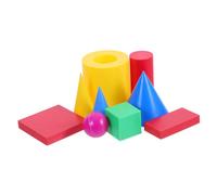 Lurrose Educativo Solid Geometry Forme Geometriche per Apprendimento Prescolare e Scuola Didattici Sicuri per Matematica e