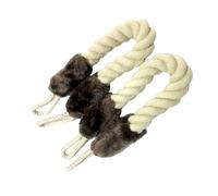 Lurrose Fermaporta Anticollisione a Corda per Maniglie, Set 2, Protezione per Finestre, Fermaporta Decorativo per Uso Domestico e Animali