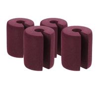 Lurrose Fermaporta Antischiacciamento per Le Dita 4 Pezzi in Nbr Morbido Marrone Protezione Antipizzicamento per Porte Dispositivo Sicurezza Anti-Sbattere per Casa Scuole e Asili Nido