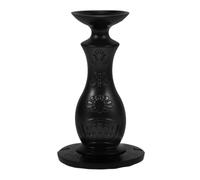 Lurrose Fermaporta in PVC Nero, Fermaporta da Parete Protezione Muro e Smorzamento Vibrazioni, Design Moderno, per Casa e Ufficio, Accessorio per Porta