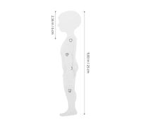 Lurrose Figura snodabile: Bambola manichino articolata per artisti, Studenti d'Arte e Professionisti - Modello del Corpo Umano Come Riferimento per Il Disegno