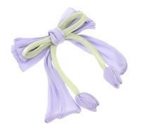 Lurrose Forcina Per Capelli Forma Di Tulipano Fermaglio Per Capelli Forma Di Fiore in Poliestere Accessorio Floreale Per Matrimoni Feste e Uso Quotidiano