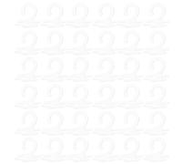 Lurrose Ganci in Plastica 300 Pezzi per Calzini e Biancheria Intima, Resistenti e Facili da Trasportare per Organizzazione Negozio e Mercatini