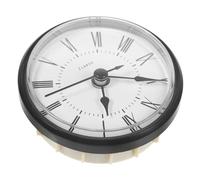 Lurrose Gill Collo QUARTZO Inserto Orologio Rotondo caminetto Piccolo Orologio Rotondo Numeri di Orologio Sostituzione dell'orologio al Quarzo Kit per la creazione di Orologi placcatura