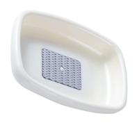 Lurrose Grattugia per Aglio in Acciaio Inox Riutilizzabile Base Antiscivolo, Utensile da Cucina Compatto per Radice Aromatica e Spezie, Facile da Pulire, per Uso Domestico