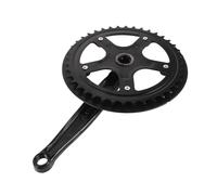 Lurrose Guarnitura per Bici Singola 40t con Quadrato Conico in Ferro e Plastico, Design Resistente con Protezione Catena, per E-bike e Terreni Difficili