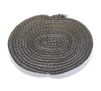 Lurrose Guarnizione Piatta Autoadesiva per Stufa Legna Nastro Sigillante Resistente al Calore per Porte del Focolare e Forni Isolamento Versatile e Durevole