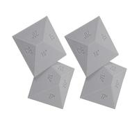 Lurrose Guida Angolare per Affilatura Coltelli da Chef in Plastica Regolabile 14°-25° Set 4 Pezzi, Strumento Guida per Affilatura Professionale Compatibile Pietre per Affilare,