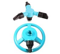 Lurrose Irrigatore per Giardino a Disco Lunare in Plastica Blu, Rotante Automatico, Facile da Installare, Riduce Consumo D'acqua, per Irrigazione Prato e Orto