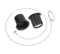 Lurrose Jewelers Portable Magnifier Magnifying Glass Eye Loop Magnifier Lens Watch Jewelry Experimental Repair Tool for Textile Optical Circuit Coins