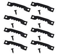 Lurrose Kit 200 Ganci Dentellati per Cornici con 400 Viti, Appendini da Parete per Quadri Piccoli, Adatti per Pittura Digitale, Orologi e Decorazioni Domestiche