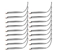 Lurrose Kit 25 Pezzi Ugelli per Irrigazione Automatica con Picchetto in Plastica, Tubo da 1/4 Pollice, per Irrigare Prati e Aiuole in Giardino All'aperto