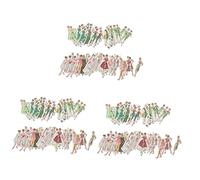 Lurrose Kit Di Adesivi Per Album Di Ritagli 3 Set Personaggi Vintage Adesivi Decorativi Per Quaderni Album Di Ritagli 2 Confezioni*3