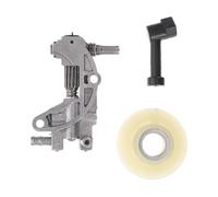 Lurrose Kit Pompa Olio con Ugello e Ingranaggio Turbina in Acciaio Inox e Plastica per Motosega e Seghetto da Legname, Lubrificazione Efficiente per Riparazioni Fai da Te