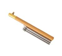 Lurrose Kit Punzonatura Ago da Ricamo 3 Teste Intercambiabili in Acciaio Inossidabile e Legno per Lavori di Cucito Fai da Te e Decorazioni Artigianali
