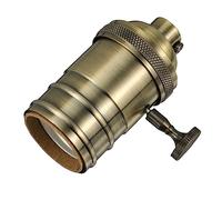 Lurrose Lampada Sospensione Portalampade Retrò Vintage Edison Resistente Alluminio Corpo Design Morsetti Vite Luce Cucina Sala Pranzo Soggiorno Camera da Letto Bar Ristorante