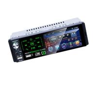 Lurrose Lettore Mp5 per Auto Schermo Capacitivo da 4,1 Pollici, Doppia Porta USB e Controllo Eq, Autoradio Nero in Plastica e Metallo per Veicoli Dc12v