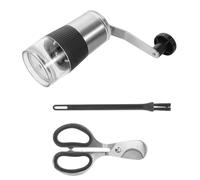 Lurrose Macina Pillole Portatile Piccolo in Acciaio Inox, Schiaccia-compresse Silenzioso per Anziani, Macinatore Manuale per Polvere Fine, per Casa, Ospedale e Viaggi