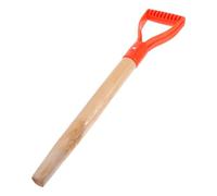 Lurrose Manico di Ricambio per Vanga da Giardino in Legno Superficie Antiscivolo, a Forma d Versatile per Attrezzi da Giardino e Sostituzione Maniglia Pratica