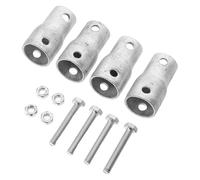 Lurrose Manicotto in Acciaio Manuale per Rullo Serra 4 Pezzi - Accessorio Ricambio Avvolgitore Pellicola per Coperture Agricole - Parte di Ricambio per Meccanismi di Sollevamento