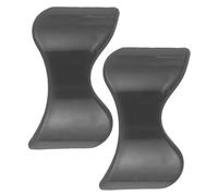 Lurrose Maniglia per Porta Frigorifero a 3 Fori in Plastica Resistente Grigia, Set da 2 Pezzi, Presa Antiscivolo Ergonomica per Sostituzione Maniglia Congelatore, Accessorio