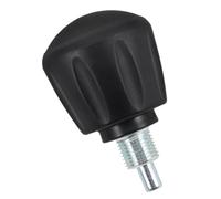 Lurrose Manopola di Regolazione Perno a Molla M16x1.5 Nera | Plastica e Acciaio Inox, Ricambio per Attrezzature da Fitness, Montaggio Rapido e Fissaggio Sicuro