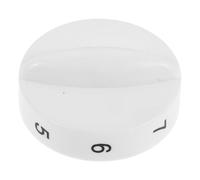 Lurrose Manopola Termostato Controllo Temperatura per e Congelatore Bianco ABS, Foro 6 Mm, Ricambio Universale per Ufficio e Cucina