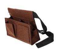 Lurrose Marsupio Portautensili da Carpentiere con Tasca, Cinturone Regolabile e Grande Capacità, Borsa Portautensili Compatta per Edilizia e Falegnameria, Resistente per Uso Professionale