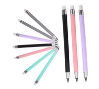 Lurrose Matite Eterne Senza Inchiostro in Metallo 10 Pezzi, Matita Per Studenti e Ragazzo Ragazza, Colori Pastello Assortiti, Non Temperabile, Per Disegno, Scrittura e Schizzi Quotidiani